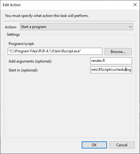 Scheduling Rmarkdown files on Windows - your foolproof guide