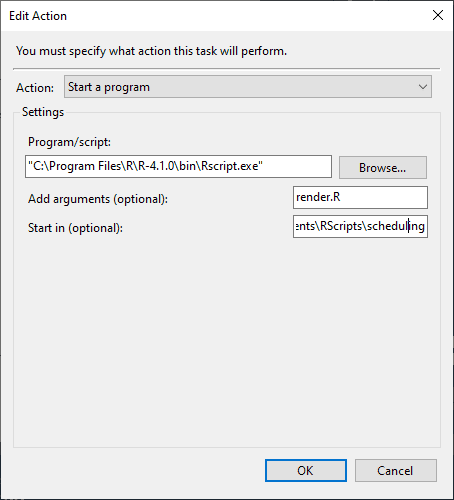 Scheduling Rmarkdown files on Windows - your foolproof guide