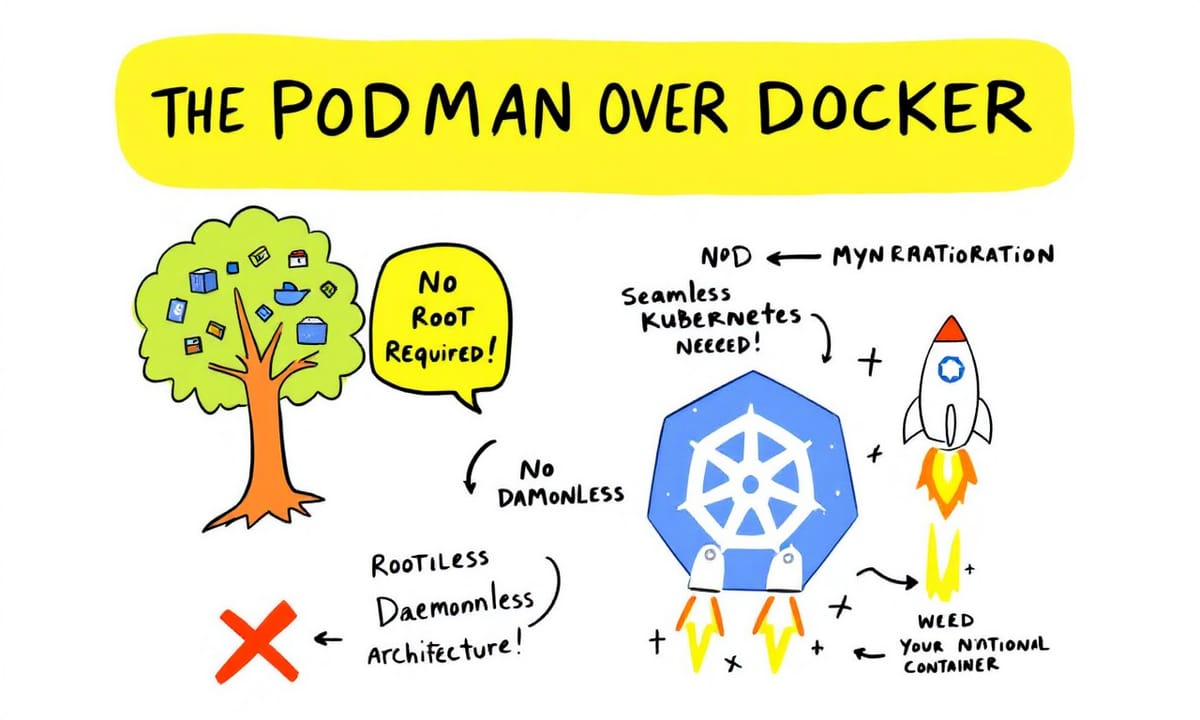 Podmanの最大の強みはroot権限不要で動くことだ