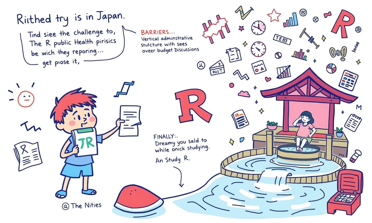 温泉でR勉強会…なんて夢みながら、少しずつ進む道