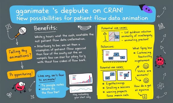 gganimateがCRANに登場！患者の流れデータアニメーションの新たな可能性