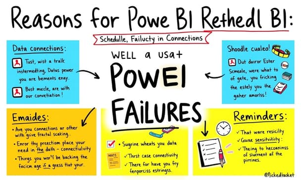 PowerBIのスケジュール更新失敗の原因：接続文字列の大文字小文字を見逃さないために