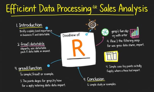 Rとdata.tableを使った売上分析：fread()のgrepフィルタリングでデータ処理を効率化する方法