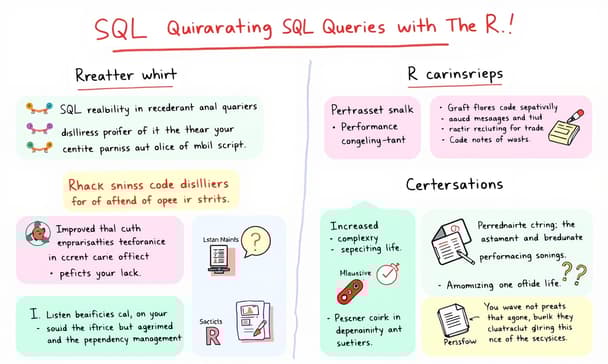 SQLクエリをRスクリプトから分離するメリットと課題