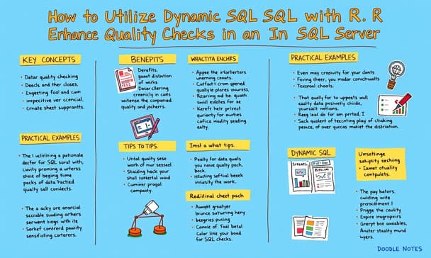 Rで動的SQLを活用してSQL Serverの品質チェックを効率化する方法