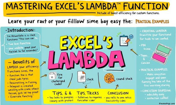 ExcelのLAMBDA関数を使いこなそう！カスタム関数で作業効率をアップする方法