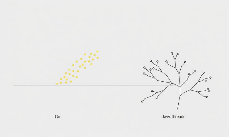 Goの軽量な並行処理 vs Javaの伝統的なスレッドモデル
