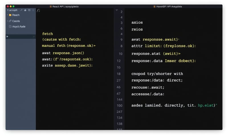 実際のコードでの見た目の違い（async/await 版）