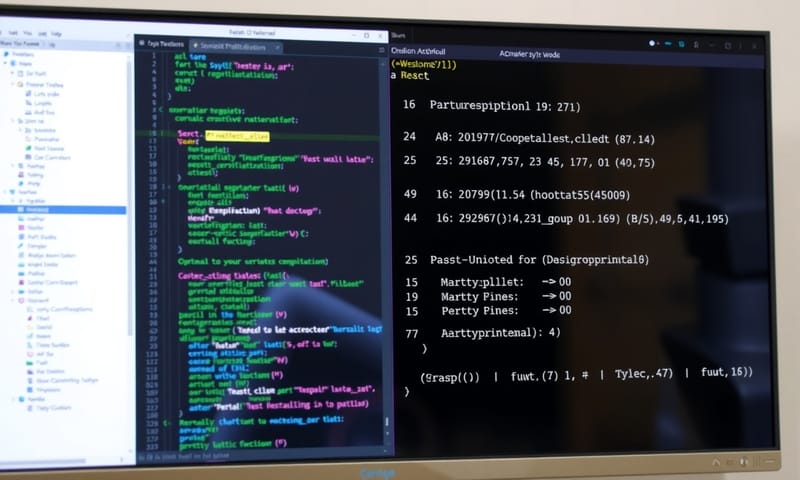 左：ただのテキスト vs 右：Matplotlibで描画したやつ。全然違うでしょ？