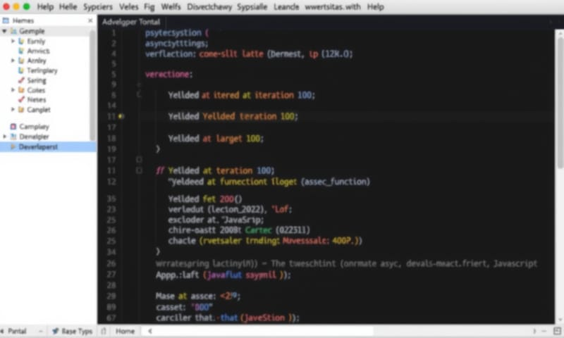 yield()を使ってコンソールにログを出すテスト