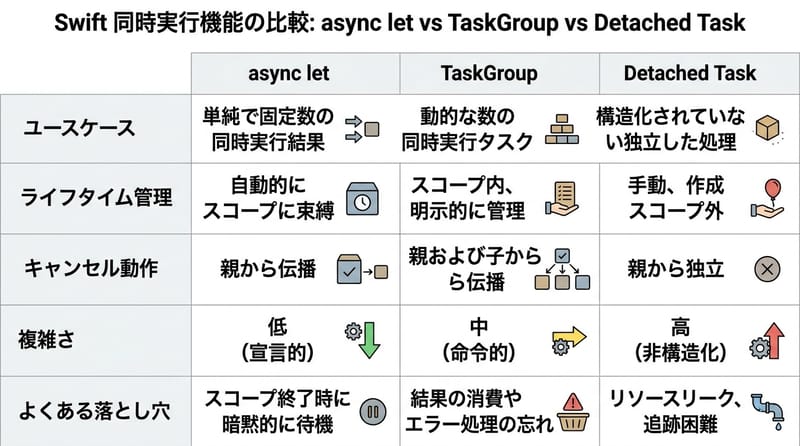 図3: どの並行パターンを選ぶか
